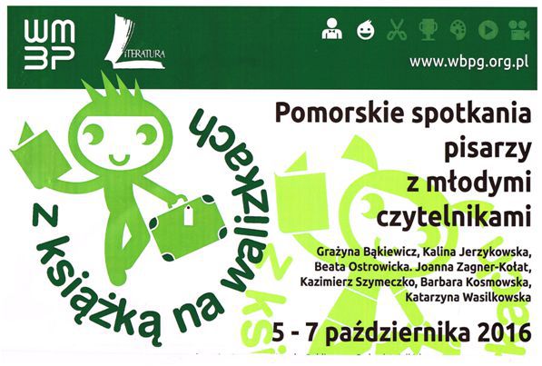 POMORSKIE SPOTKANIA Z KSIĄŻKĄ NA WALIZKACH 2016